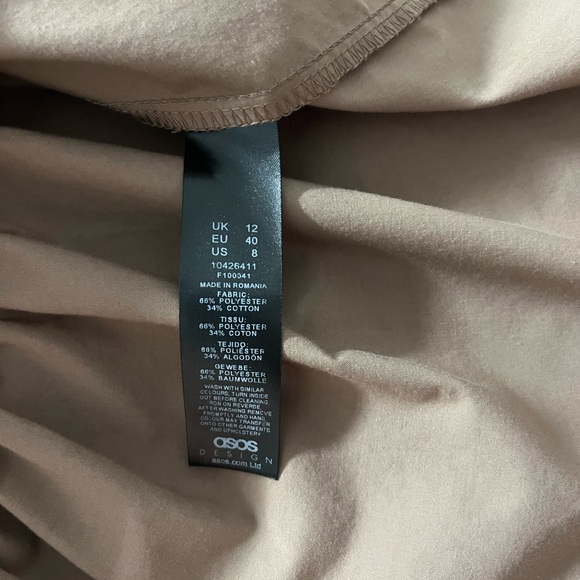 ASOS DESIGN Cotton Smock Top w/ Bow - Picture 7 of 7